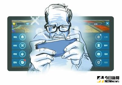 中年人沉迷玩手遊「王者榮耀」，彌補現實生活中無法得到的成就感。