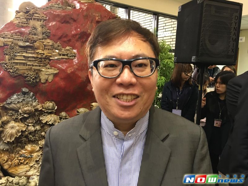 ▲經濟發展局長施威全因身體免疫系統嚴重的失調，向新北市長朱立倫請辭獲准。（圖／記者陳志仁攝，2017.5.19）