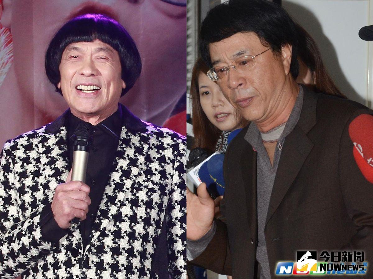 ▲邢峰（右）表示豬哥亮生前能和女兒謝金燕團圓，已經圓滿了。（合成圖／NOWnews資料照）