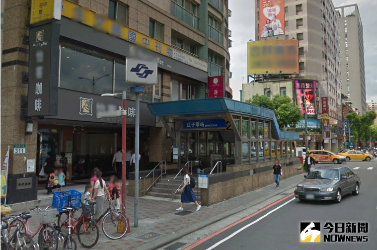 ▲台北捷運江子翠站2號出口。（圖／翻攝自Google map）