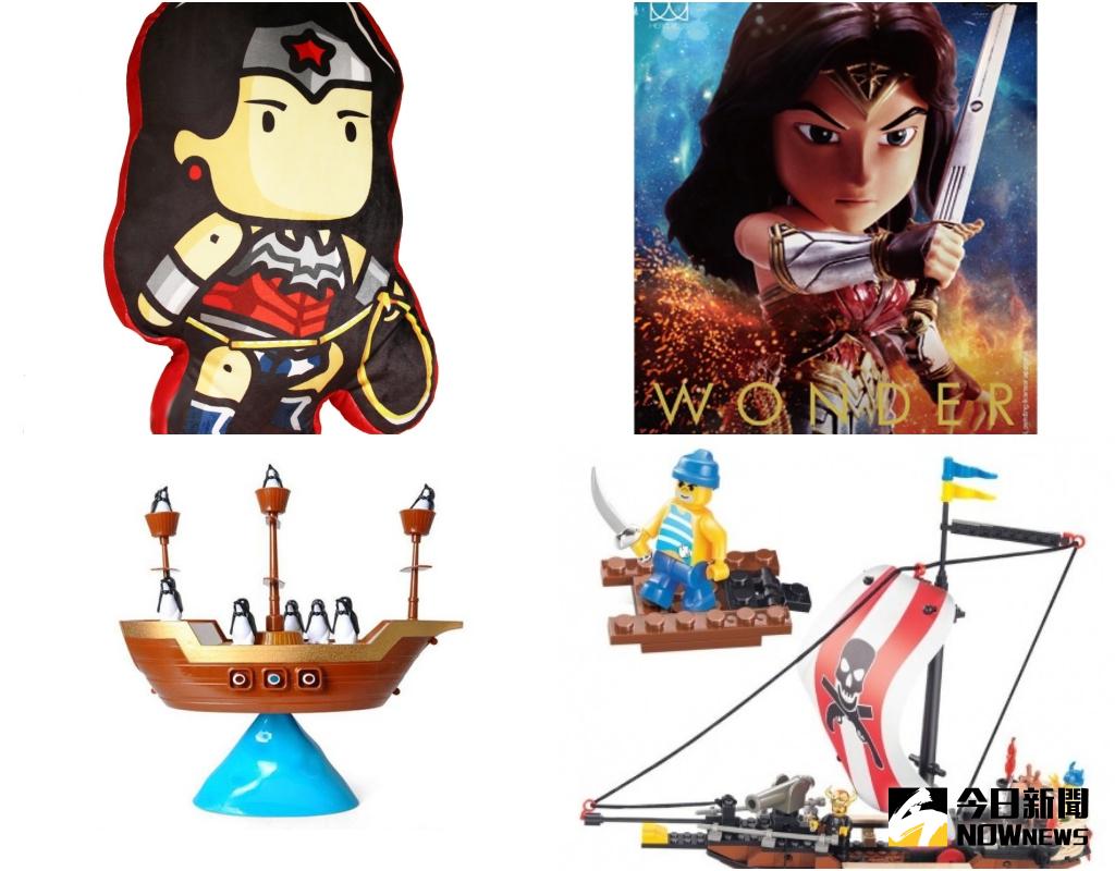 ▲強檔電影《神鬼奇航5：死無對證》、《神力女超人》即將上映，帶動網購周邊商品買氣暴發，不僅關鍵字搜尋量激增3倍，周邊商品的業績也有超過3成的增長。（圖／momo購物網提供）