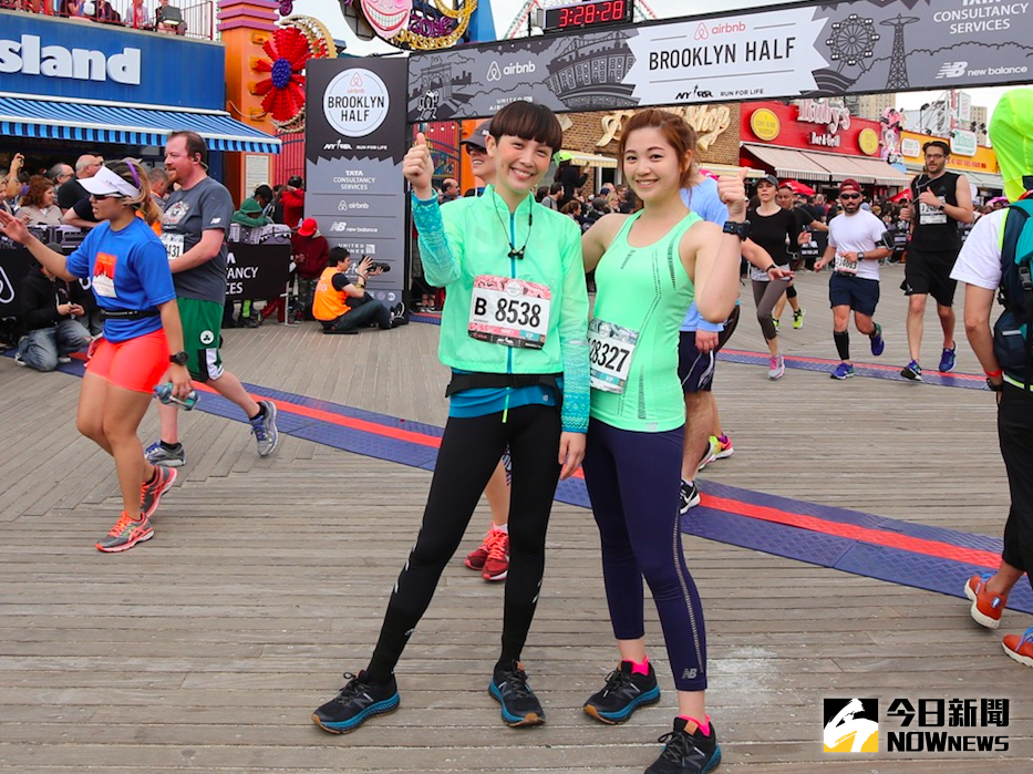 ▲魏如萱負傷到紐約參加馬拉松，跑到終點後讓她感動得想哭。（圖／好多音樂，2017.05.22）