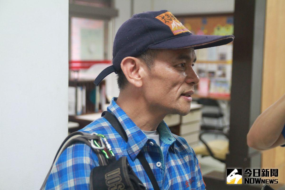 ▲尋獲顏女的太管處志工金清志。（圖／記者鄭志宏攝，2017.05.10）