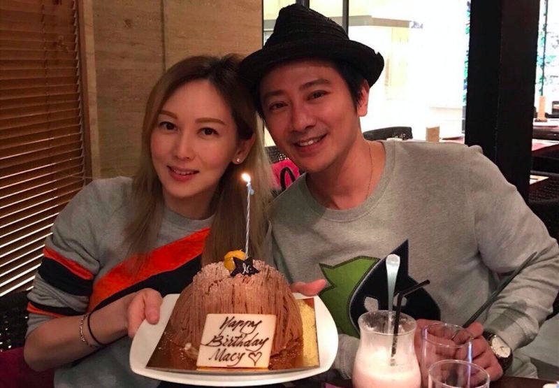 ▲孫耀威（右）曾在微博放上與陳美詩的慶生照。（圖／翻攝自孫耀威微博，2017.05.02）