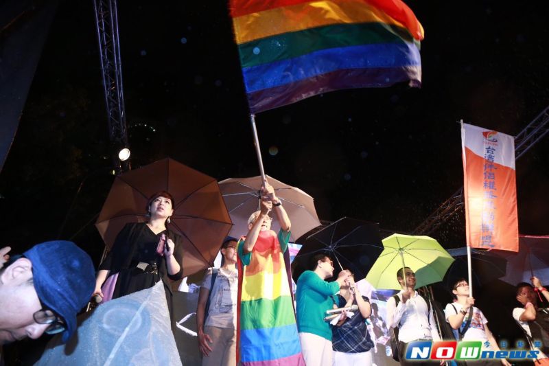 ▲司法院5月24日以釋字第748號解釋，宣告民法不允許同性結婚屬違憲，並要求2年內完成相關法案修正或制定。（圖／記者葉政勳攝,2017.5.24）