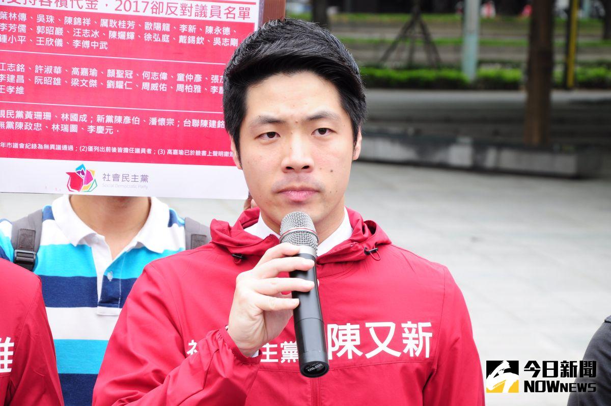 ▲反同團體「下一代幸福聯盟」宣布除持續向監察院陳情外，也會有公投行動。對此，社民黨發言人陳又新25日回應，這樣行動只是凸顯毫無憲法概念。（圖／社民黨提供,2017.5.25）