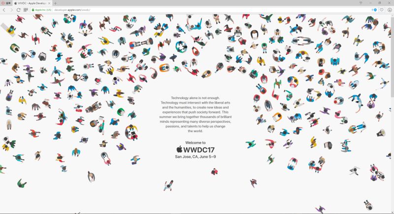 ▲蘋果公布全球開發者大會（WWDC）將在6月5日展開。（圖／翻攝自蘋果官網）
