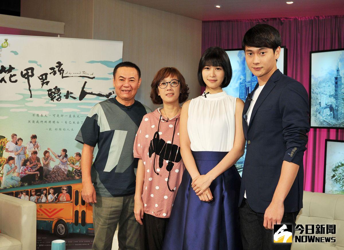 ▲蔡振南（左）笑說在拍戲片場，即使跌倒導演都不喊卡。（圖／台視提供，2017.5.27）