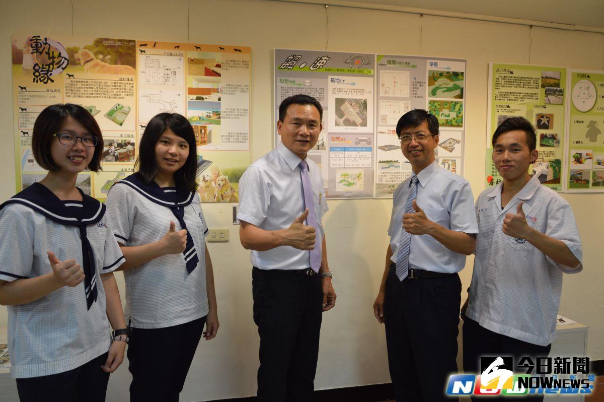 ▲今年室內空間設計科作品成果展在員林市圖書館登場，主題命名為「今生今室」，以嶄新的面貌呈現，相當有看頭。（圖／記者陳雅芳攝，2017.5.23）