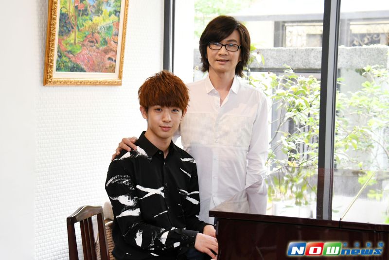 ▲林亭翰發片，老爸林隆璇站台。（圖／記者林調遜攝，2017.5.22）