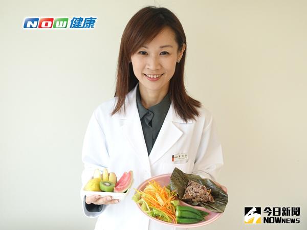 ▲葉怡妙指出，市面上琳瑯滿目的粽子，因食材餡料、調理方式及重量不同，熱量差異很大。（圖／康聯預防醫學提供）