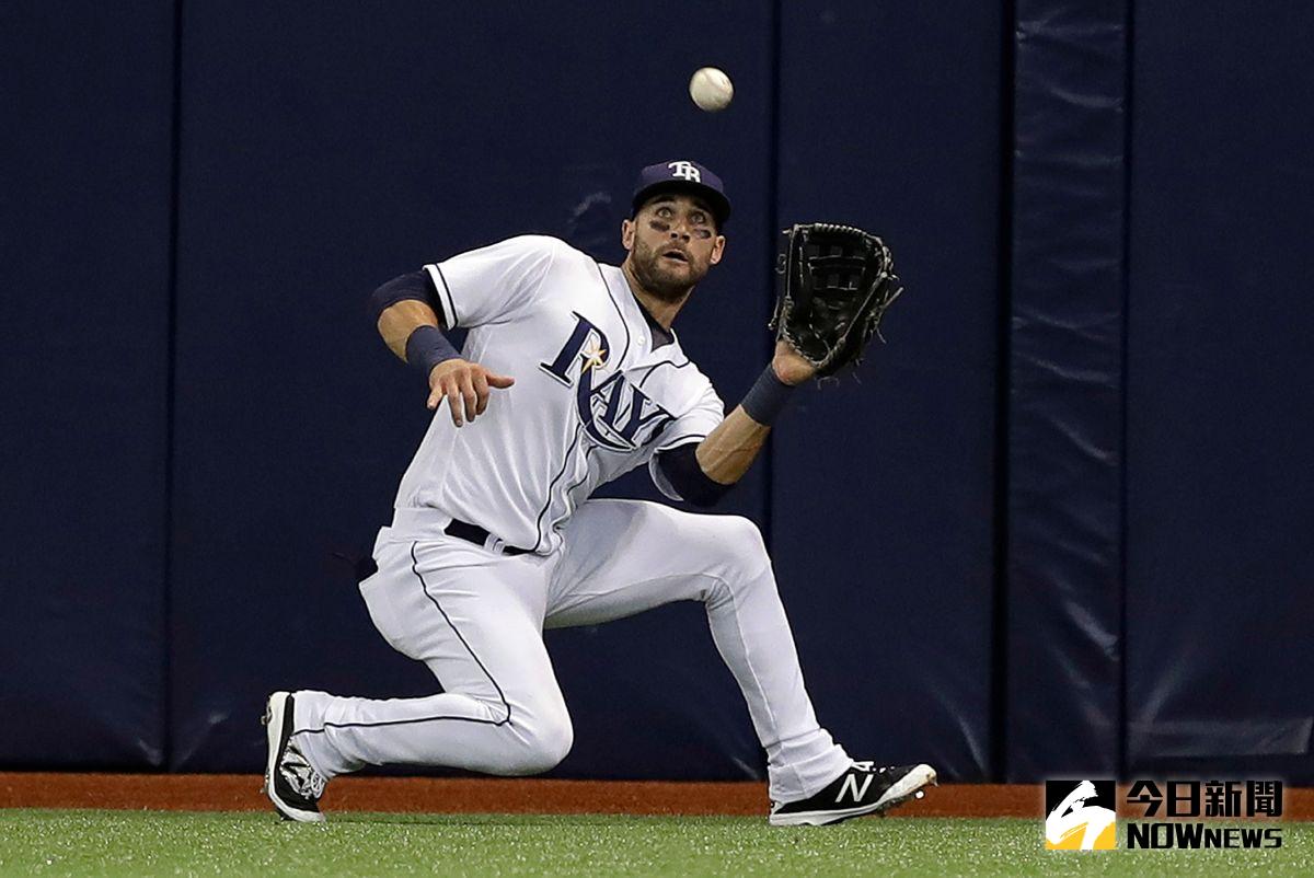 ▲光芒外野手Kevin Kiermaier轉戰藍鳥。（圖／美聯社／達志影像）