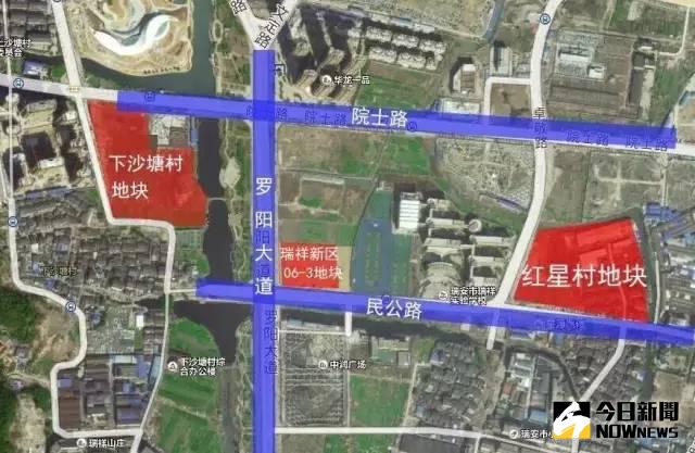 下沙塘村位於瑞安瑞祥新區的核心地塊，全村占地214畝，村民279戶。