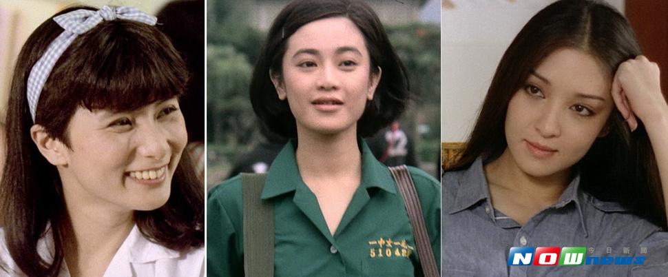 ▲左起李烈、張艾嘉、胡茵夢1983年演出《海灘的一天》時候。（圖╱中影，2017.06.30）