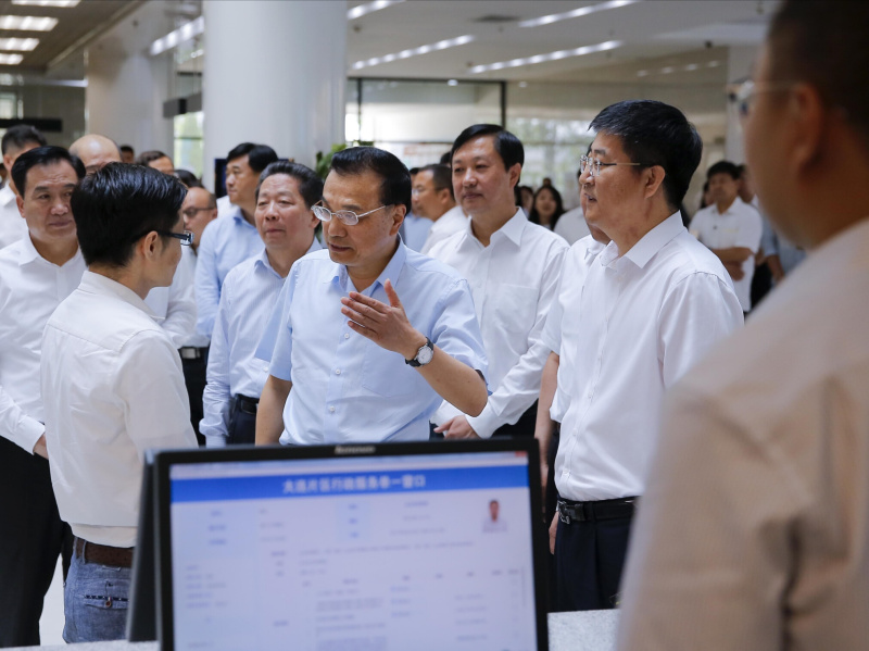 李克強在遼寧考察。