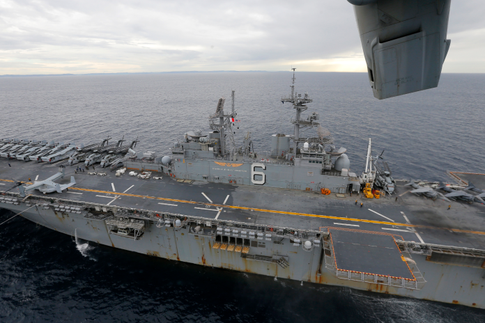 美國參議院軍事委員會周三通過年度防衛政策變動，准許美國海軍軍艦停靠台灣港口，這是美國近40年來對台政策的重大轉變。（圖／達志影像/美聯社）