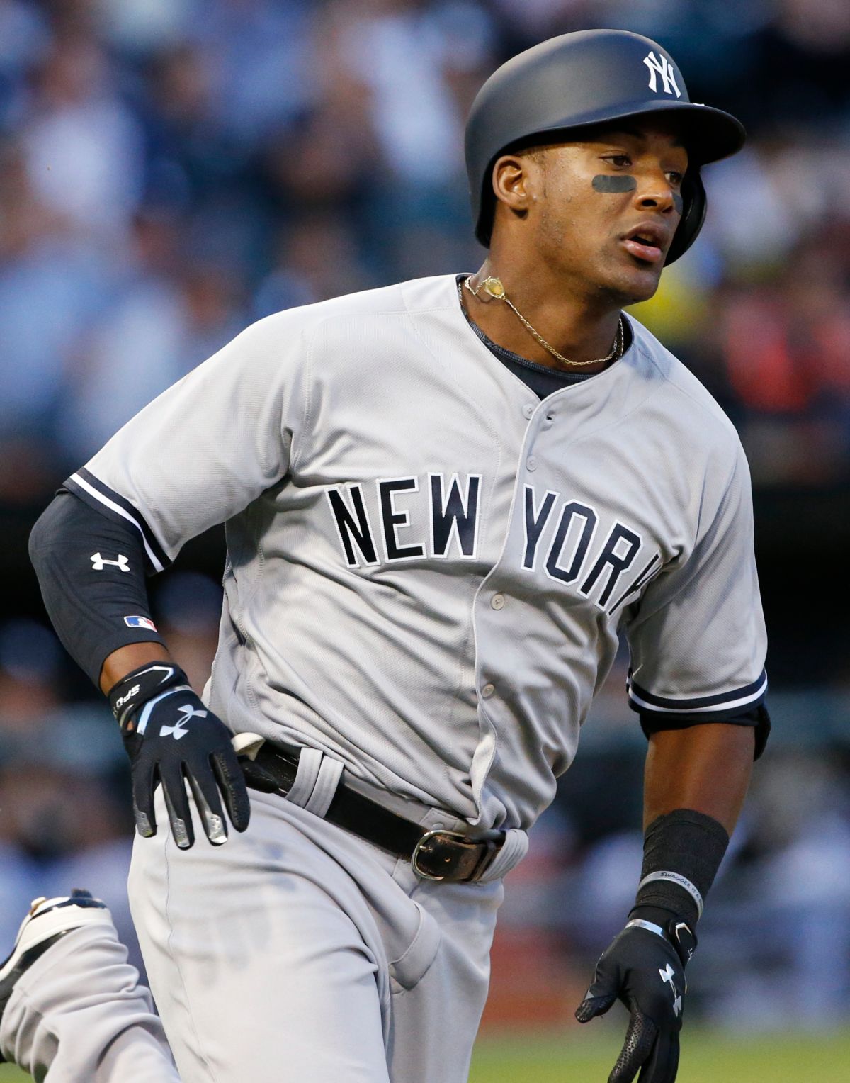 洋基隊新秀Miguel Andujar。（圖／美聯社／達志影像）