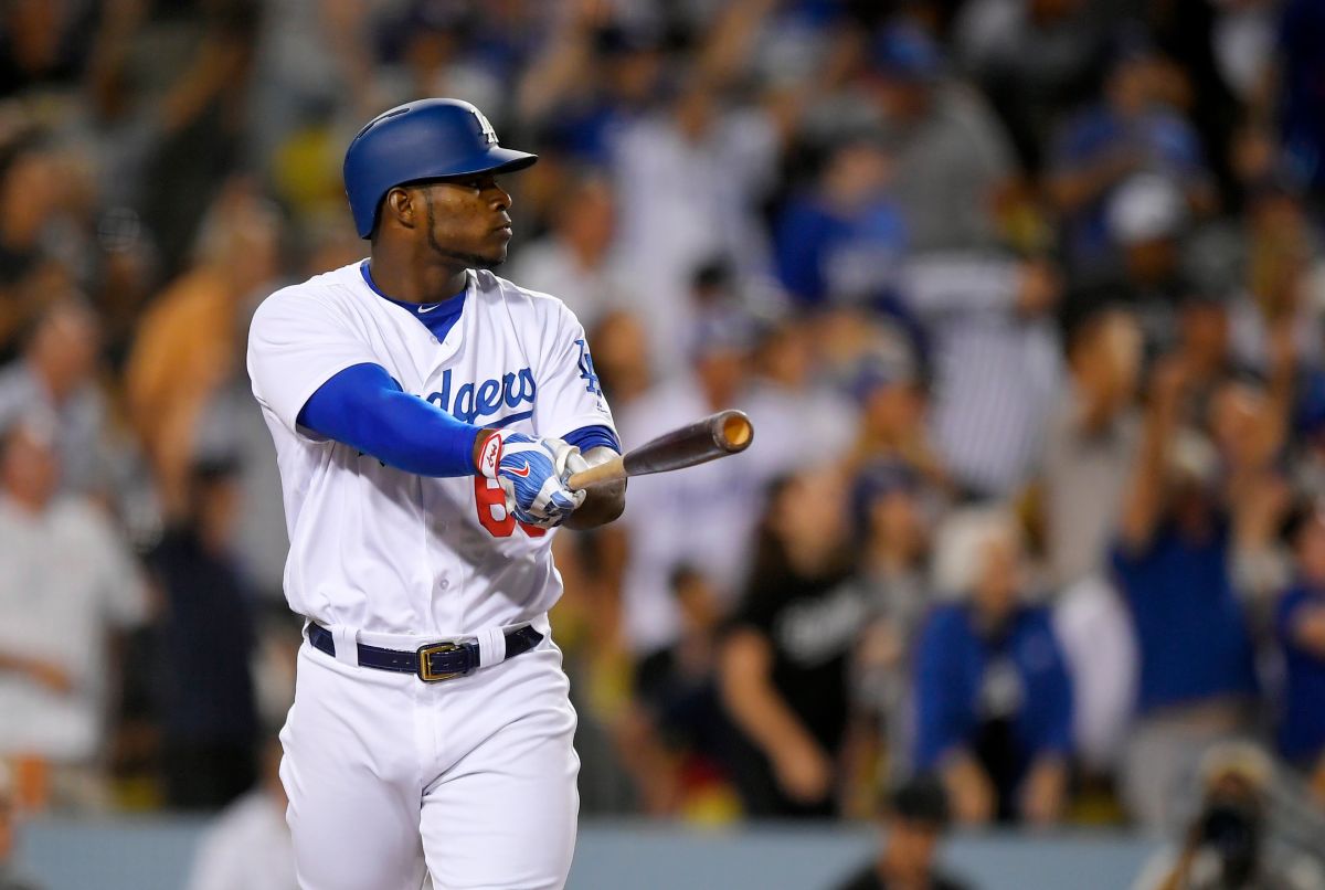 Puig近來在場上風波不斷。（圖／美聯社／達志影像）