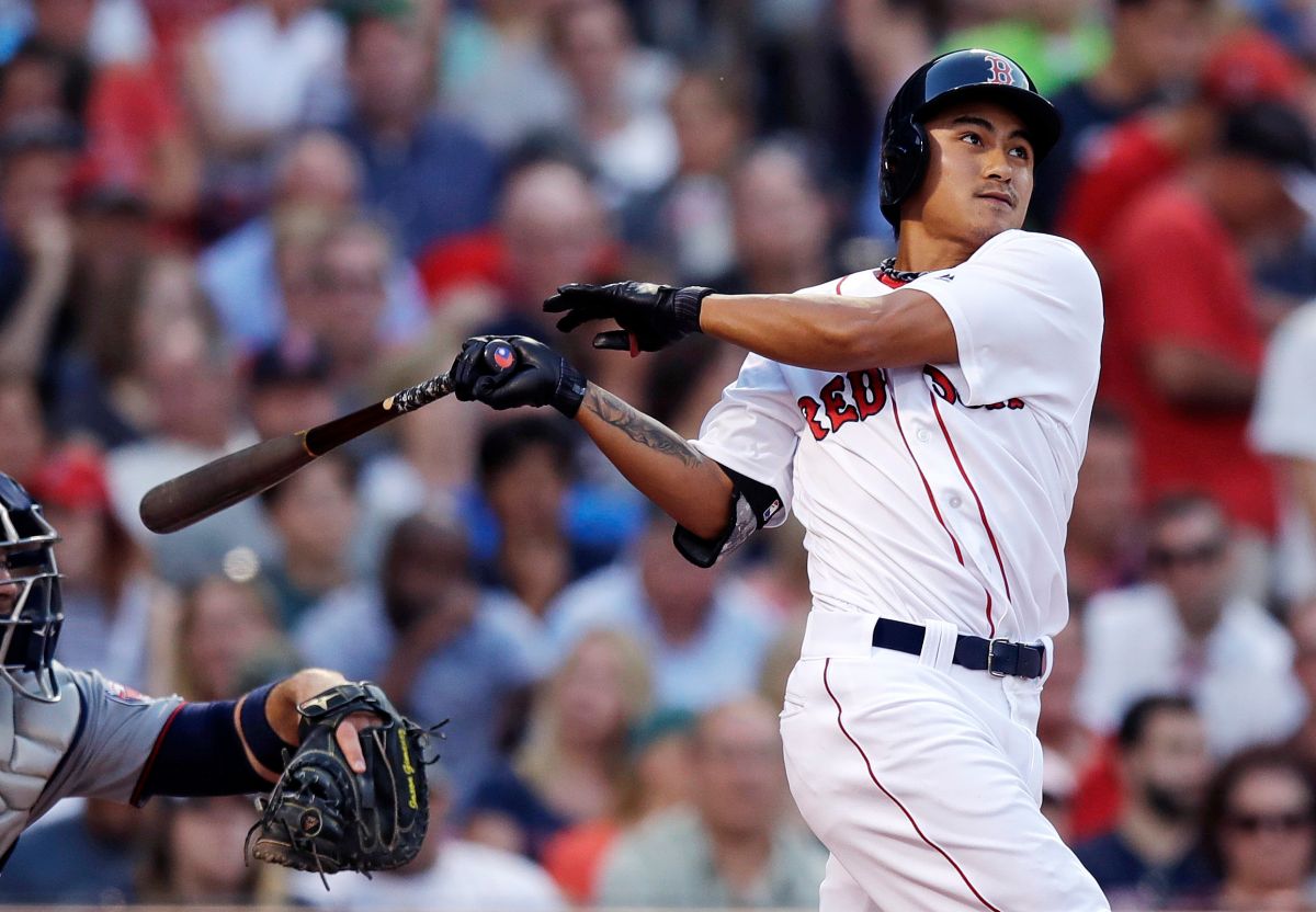 林子偉今天打擊沒建功。（圖／美聯社／達志影像）