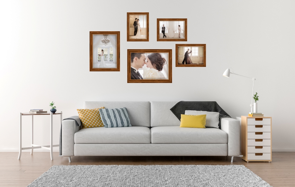 ▲想在客廳掛上婚紗照分享新婚喜悅，選用3M無痕掛勾讓你隨心展示、不留痕跡。（圖／資料照片）