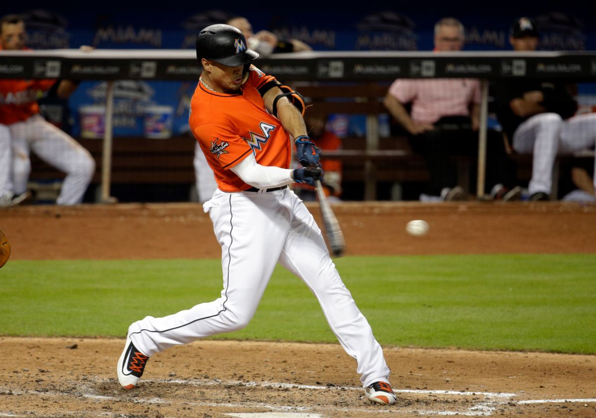 ▲馬林魚隊Giancarlo Stanton。（圖／美聯社／達志影像）