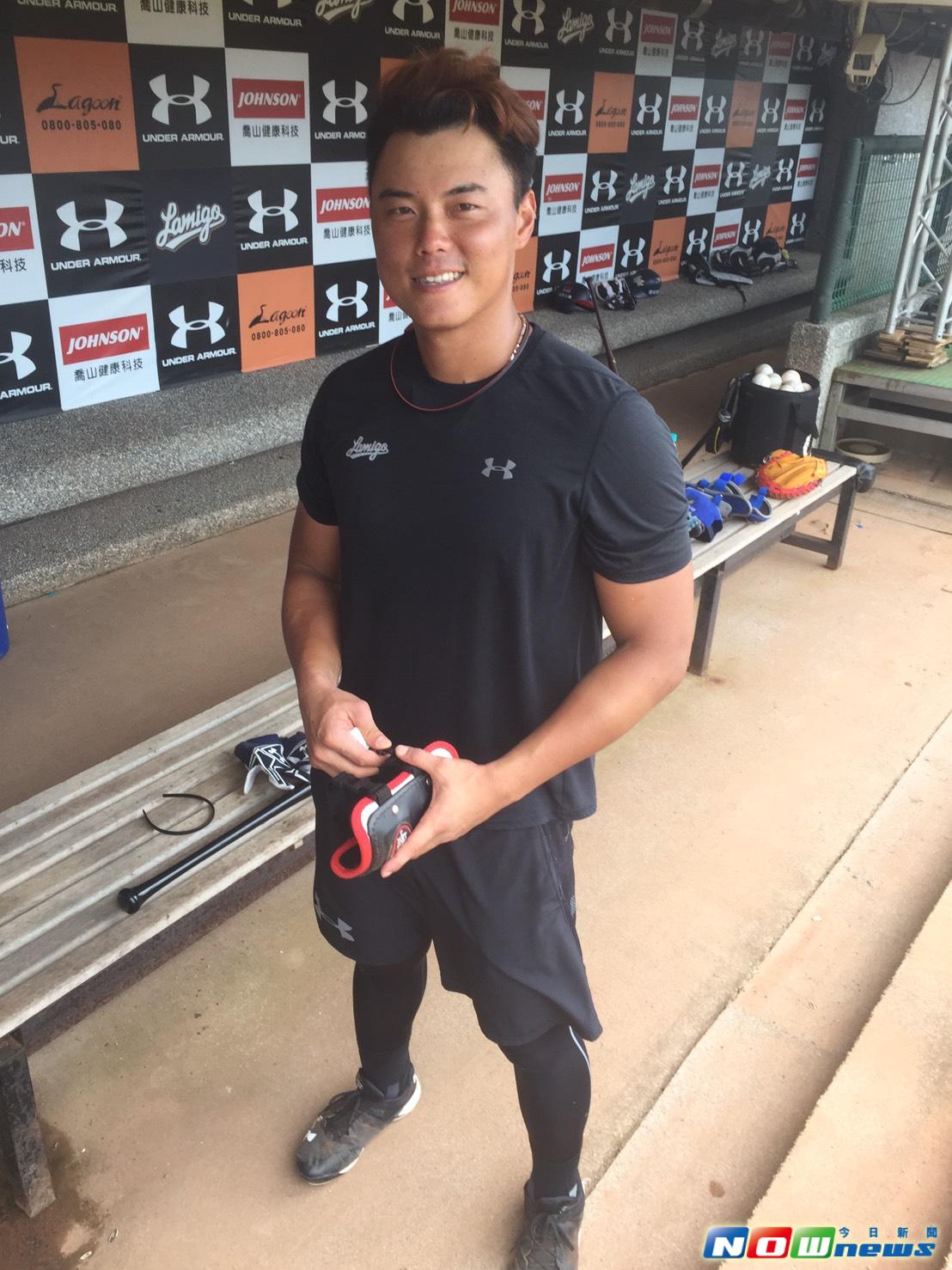 ▲Lamigo桃猿藍寅倫。（圖／吳政紘攝）