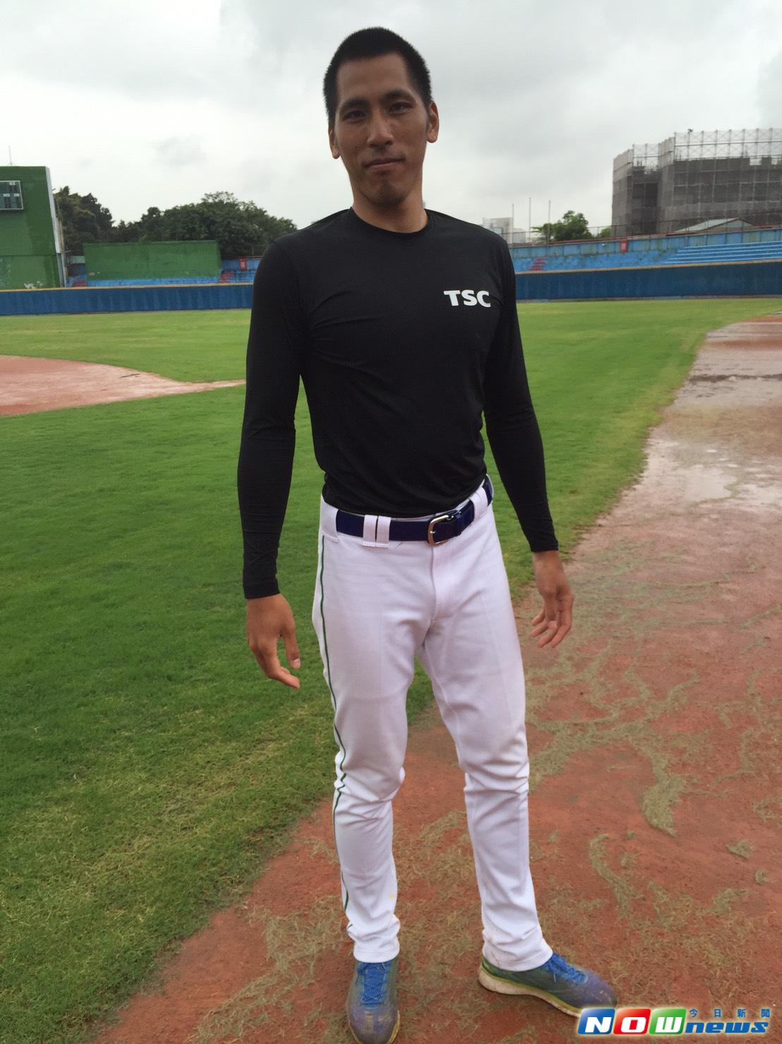 ▲王鴻程準備好挑戰職棒。（圖／吳政紘攝）