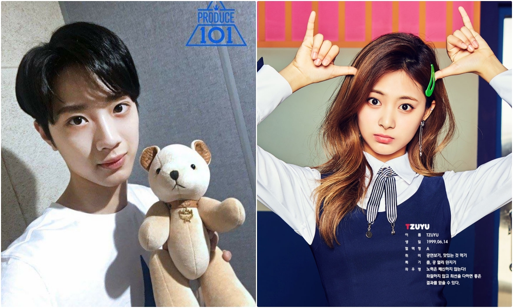 ▲賴冠霖（左）赴韓順利出道，網友封他是第二位周子瑜。（圖／翻攝官網，2017.6.18）