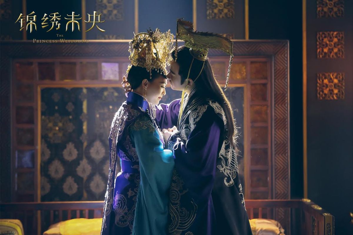 ▲唐嫣（左）、羅晉主演《錦繡未央》。（圖／ TVBS提供，2017.06.18）