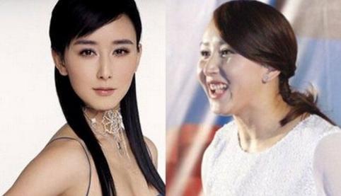 胡靜年輕時是公認的美人胚子（左），婚後過著富太太的生活，更在最近熱門電視劇《人民的名義》中扮演重要角色（右），但網友們卻驚呼：胖了好多。
