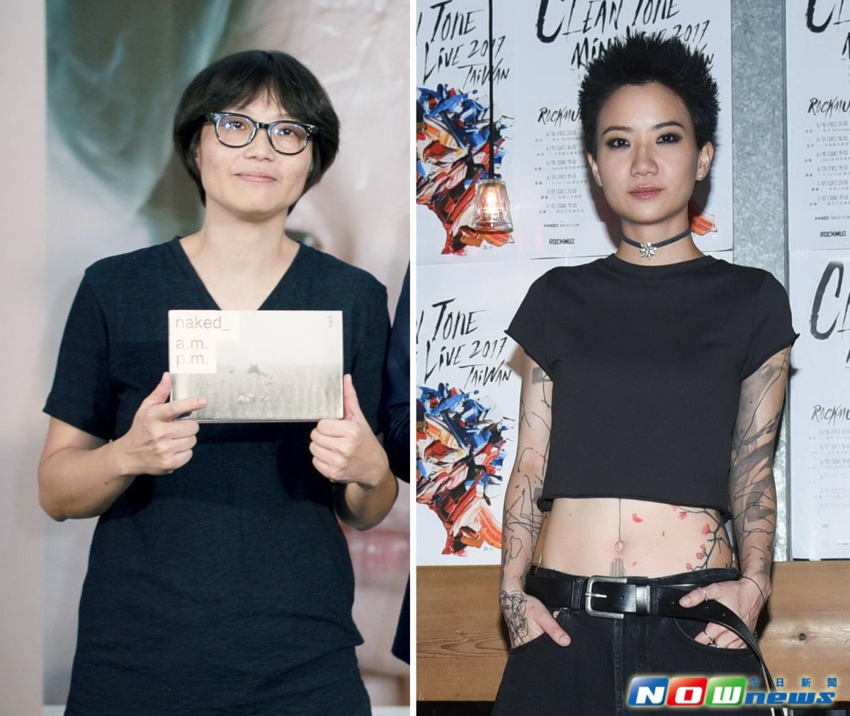 ▲余靜萍（左）坦承聽到盧凱彤的公開告白，相當感動。（圖╱資料照，2017.06.25）