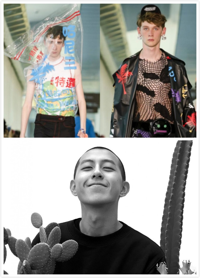 ▲台灣第一人登巴黎時裝周，江奕勳「檳榔西施」大秀險難產。（圖／翻攝自ＮＯＷＦＡＳＨＩＯＮ）