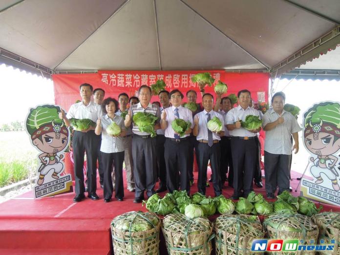 ▲南山蔬果合作社高冷蔬菜冷藏室啟用。（圖／記者李清貴攝,2017.6.22）