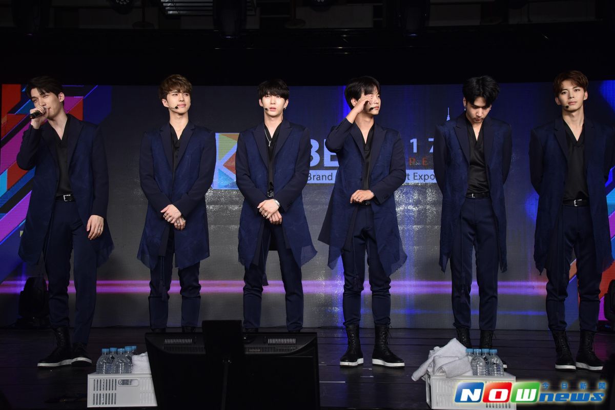 ▲韓國藝人VIXX出席2017台北韓流博覽會開幕典禮 。（圖／記者林柏年攝，2017.6.22）