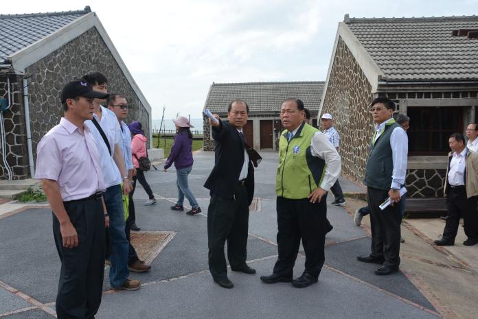 ▲府會下鄉考察舊媽公文化城園區建設進度。（圖／記者鄧至傑攝2017 06 21）