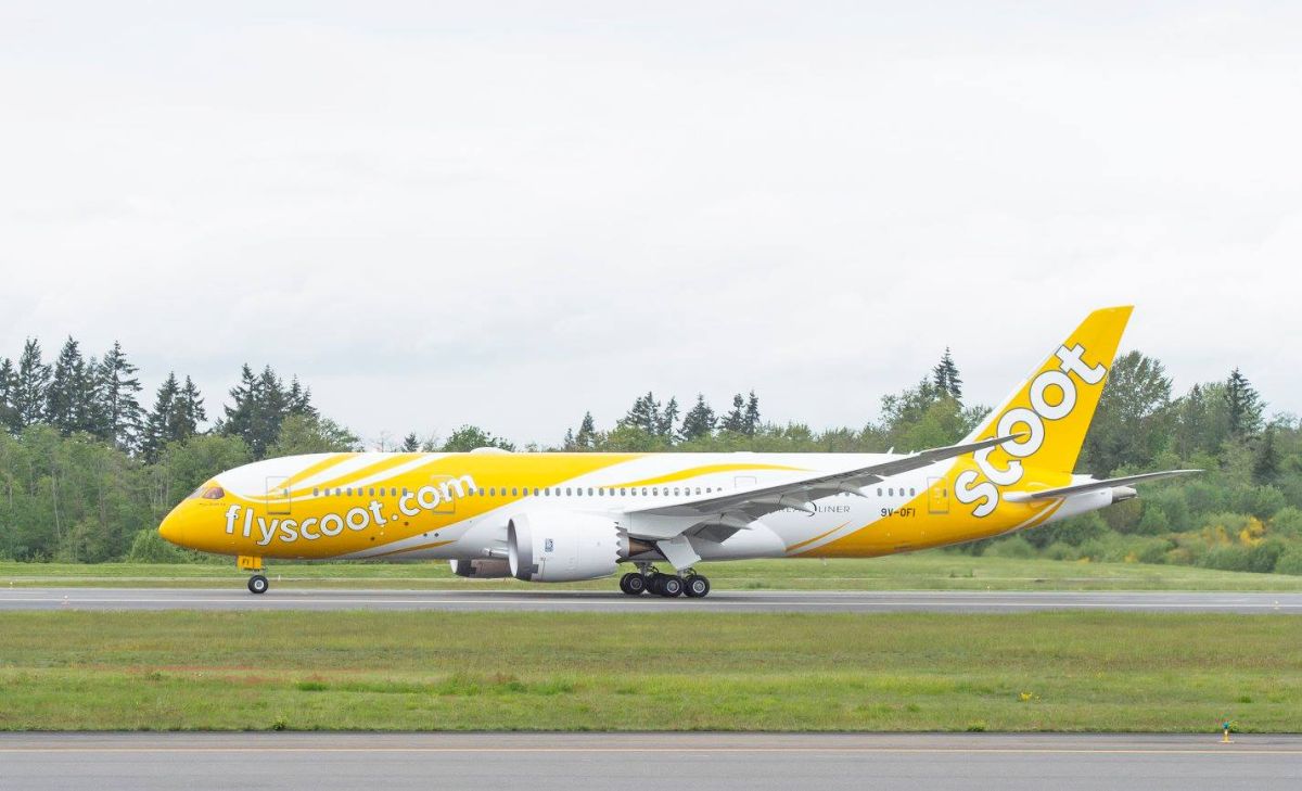 ▲酷航 Scoot，於 6 月 20 日完成從新加坡飛往希臘雅典的直飛首航。（圖／酷航）