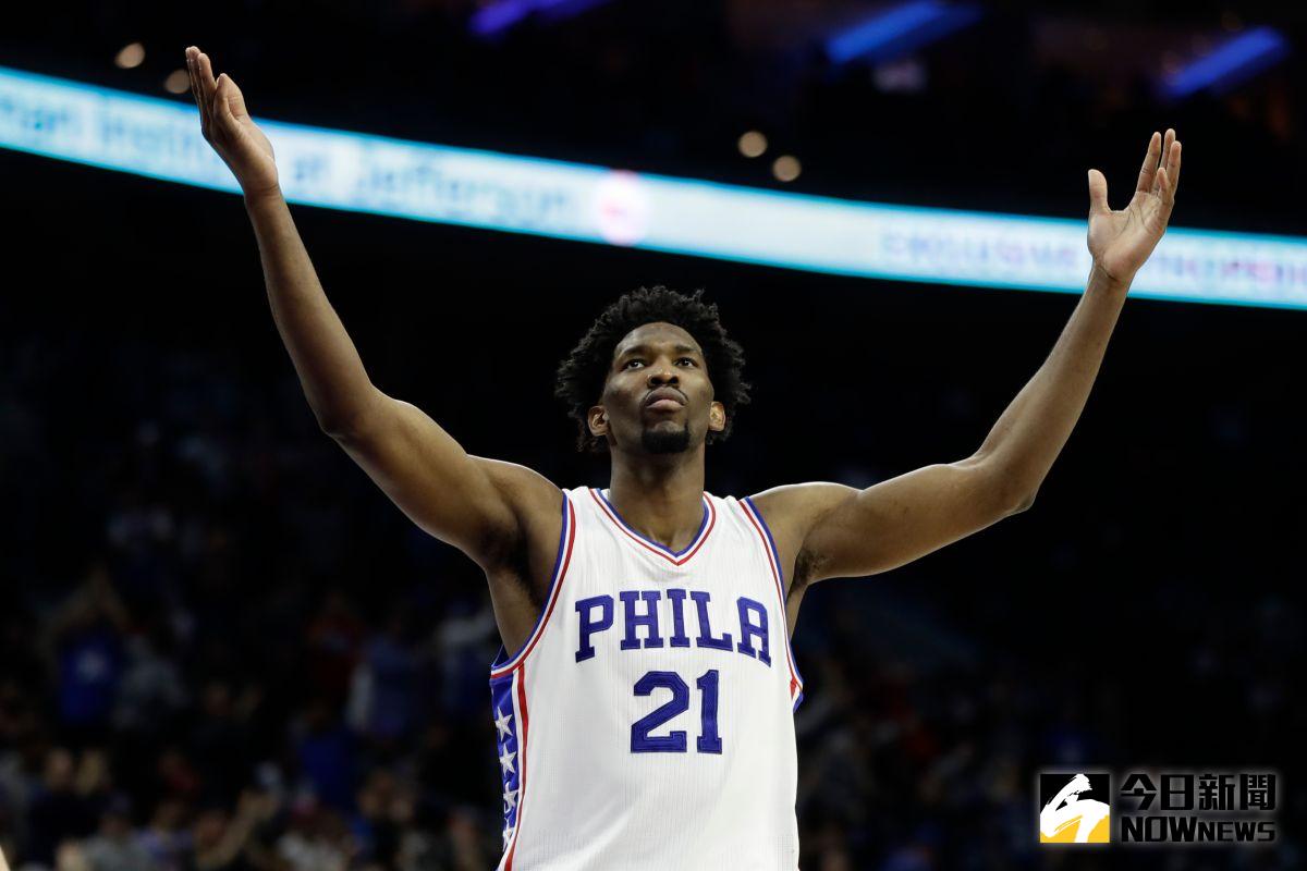 ▲七六人以8連勝封關，卻還是要打附加賽。（圖／美聯社／達志影像）