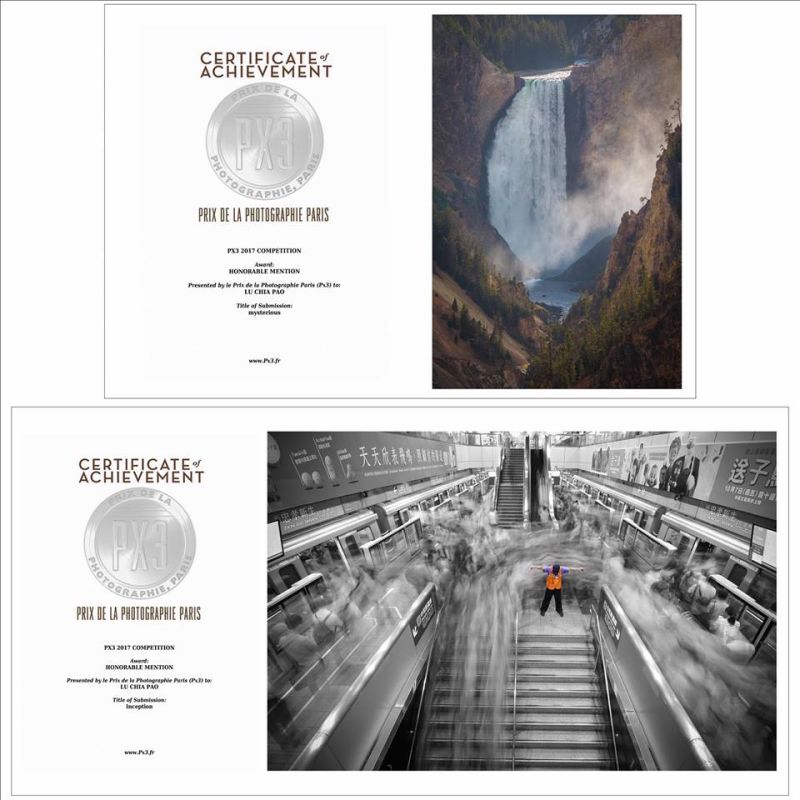 ▲就讀莊敬高職的魯佳寶於法國攝影比賽獲得兩獎。（圖／翻攝自魯佳寶臉書）