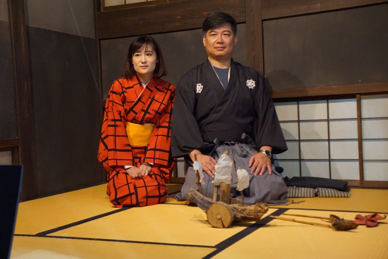 ▲在高知龍馬傳幕末志士社中，遊客能免費換上戲服變身帥氣的龍馬，遊走幕末。（圖／NOWnews旅遊中心攝）