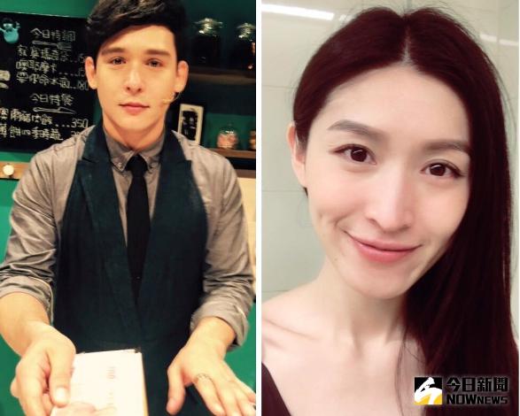 ▲倪安東（左）被爆出與老婆分居，並與有著管罄（右）曖昧情。（圖／翻攝自網路）