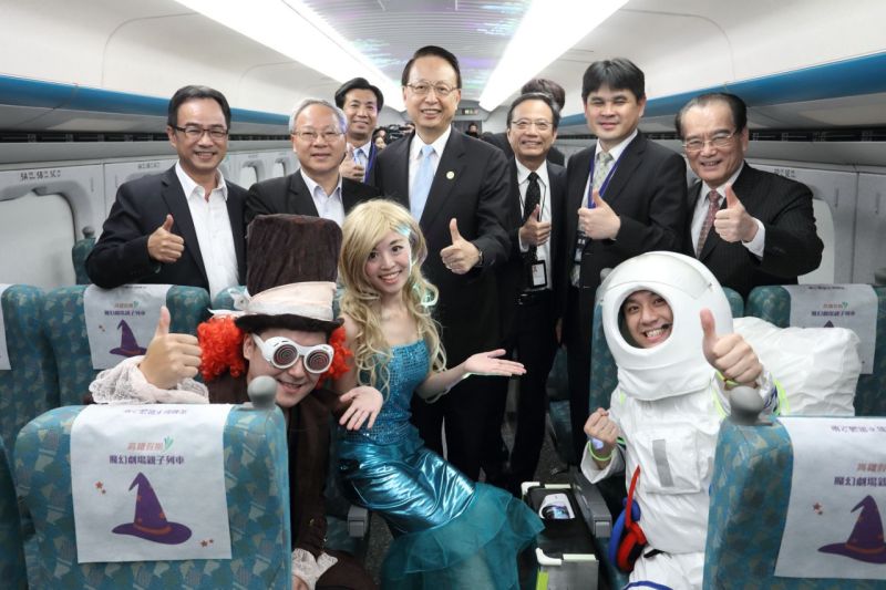 ▲高鐵公司宣布將於暑假推出魔幻劇場親子列車，今天首度對外發表親子車廂活動內容。（圖／高鐵公司提供）
