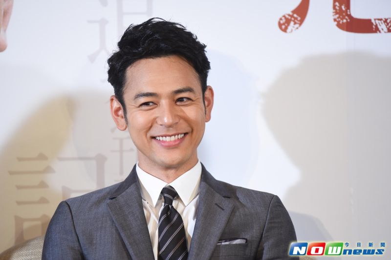 ▲妻夫木聰在記者會上，展現最大親和力。（圖／記者陳明安攝，2017.06.02）