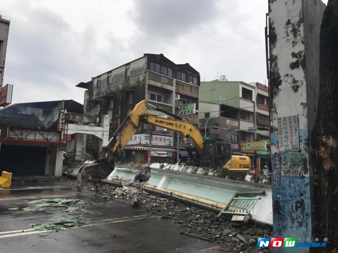 針對文化路人行陸橋拆除　雲林縣府說明
