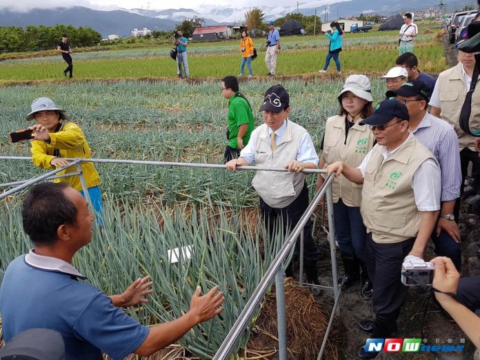 尼莎颱風農損嚴重　農委會主委宜蘭勘災
