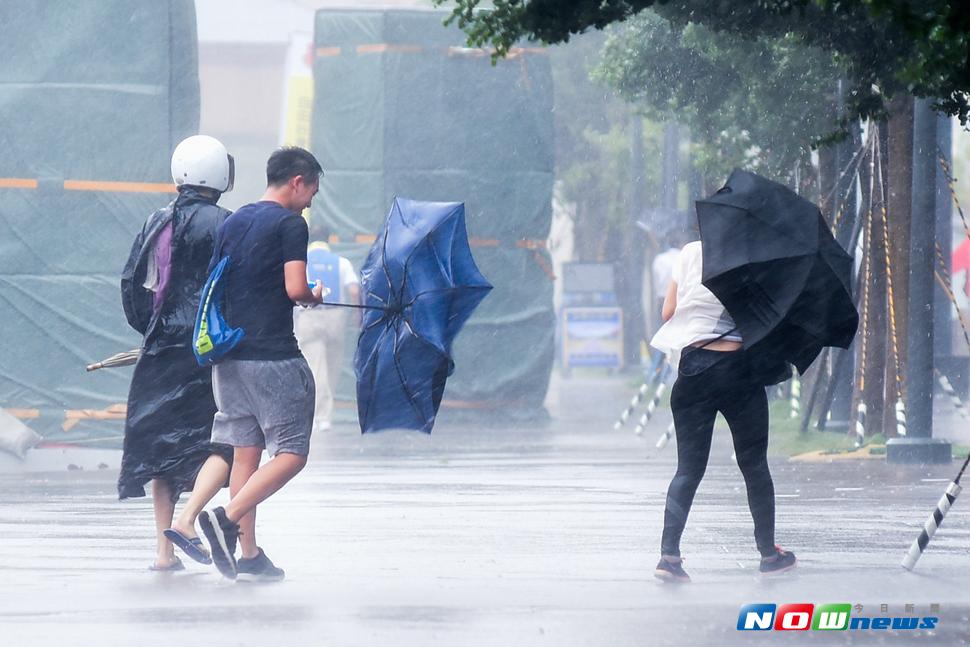 尼莎颱風過後，教育部統計全台校園損傷情況。（圖／記者陳明安攝，2017.07.29）