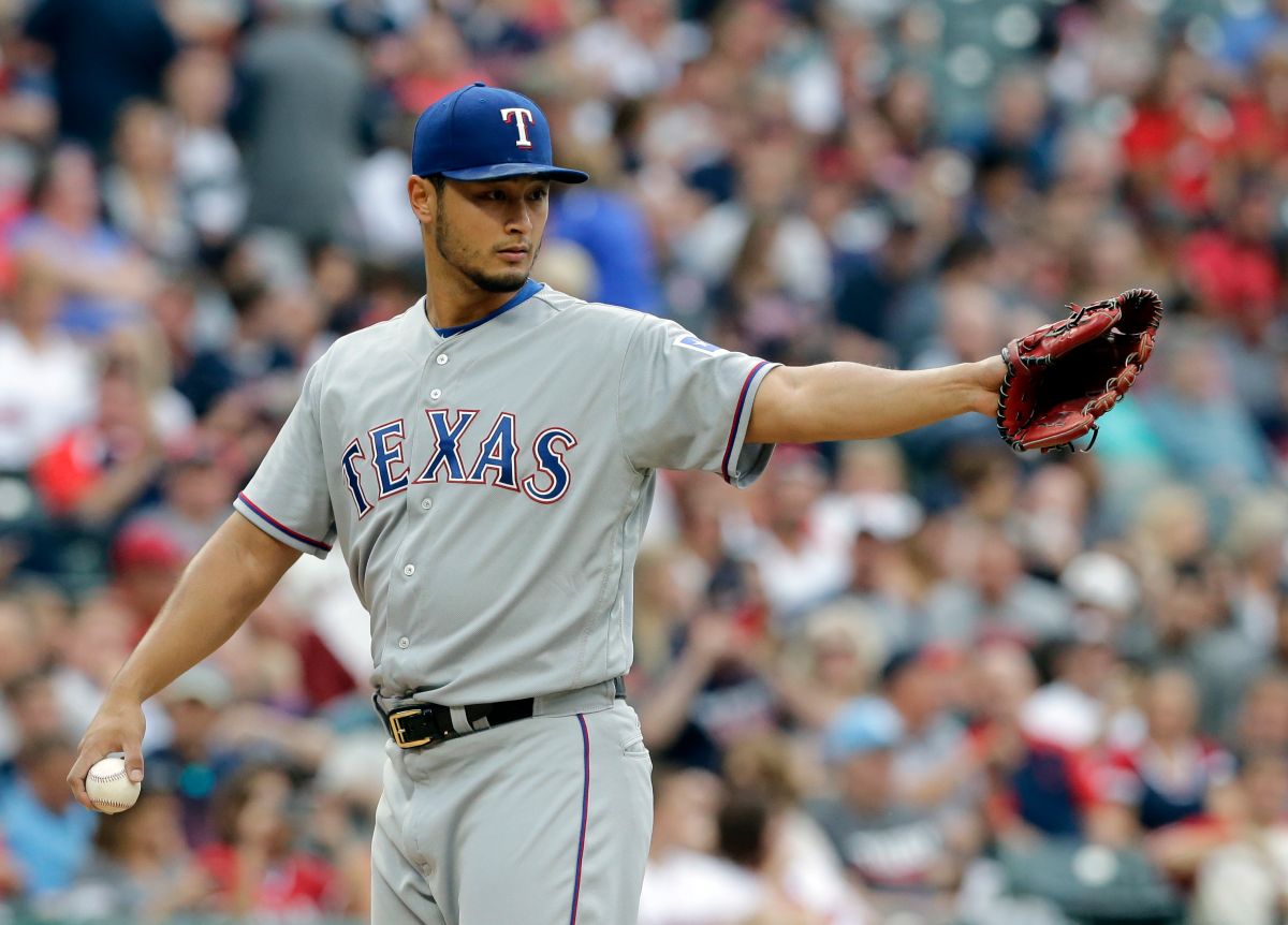 遊騎兵隊達比修有。（圖／美聯社／達志影像）