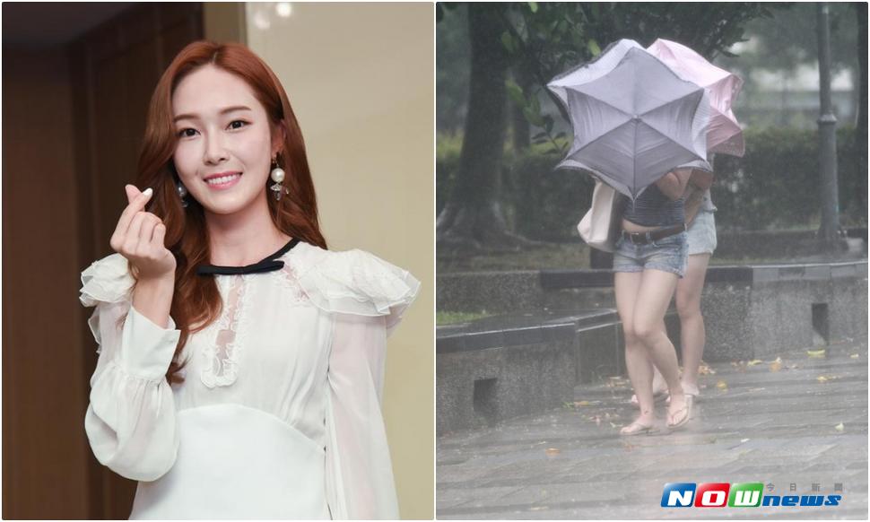 ▲粉絲不畏颱風，準時赴TICC看Jessica。（圖／記者葉政勳攝 , 2017.7.29）