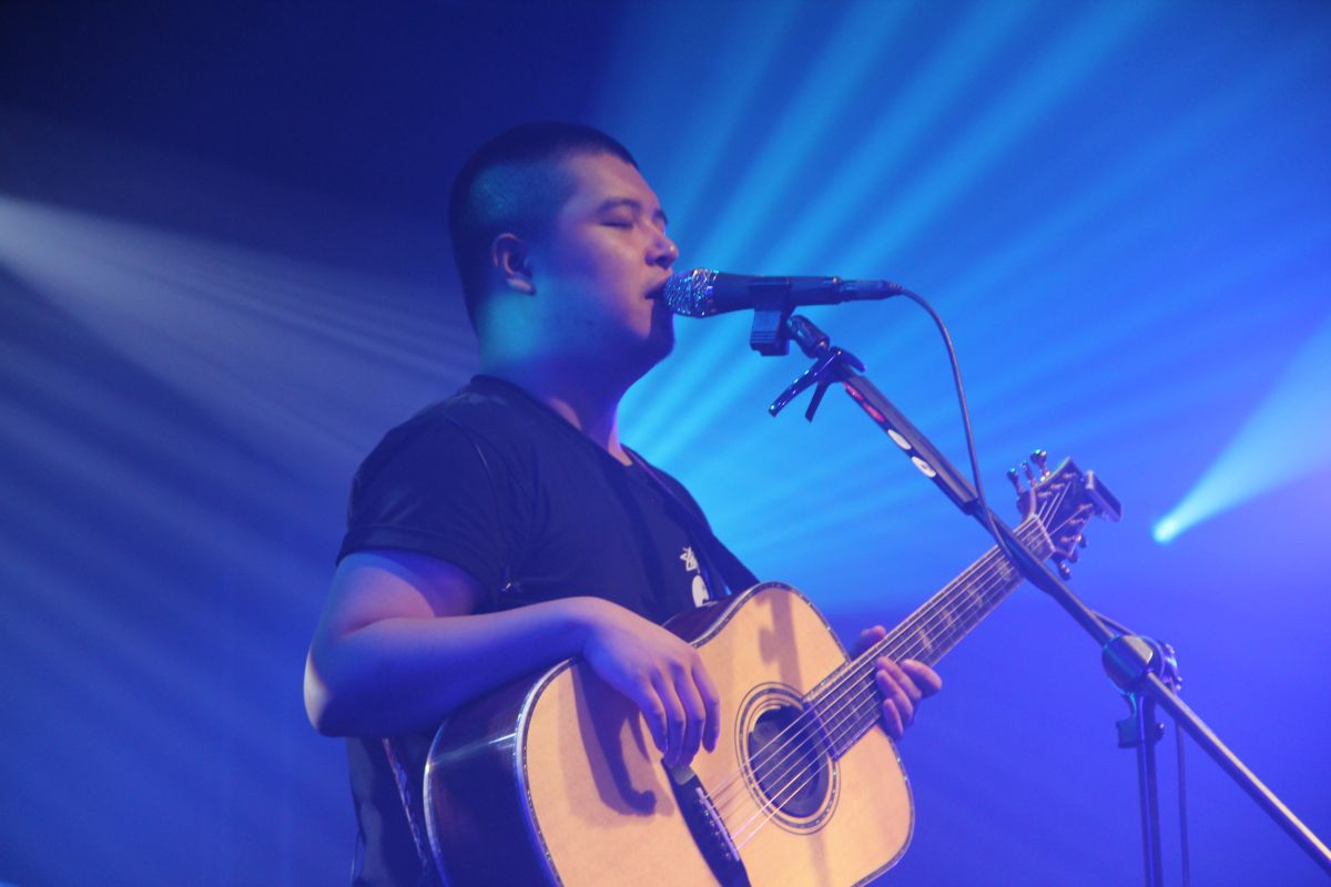 ▲馬頔來台開唱竟遇上颱風。（圖／大大國際娛樂提供，2017.07.29）