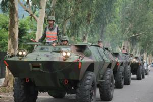漢光41／漢光又出車禍！台東志航基地V-150甲車翻覆　2人受傷送醫
