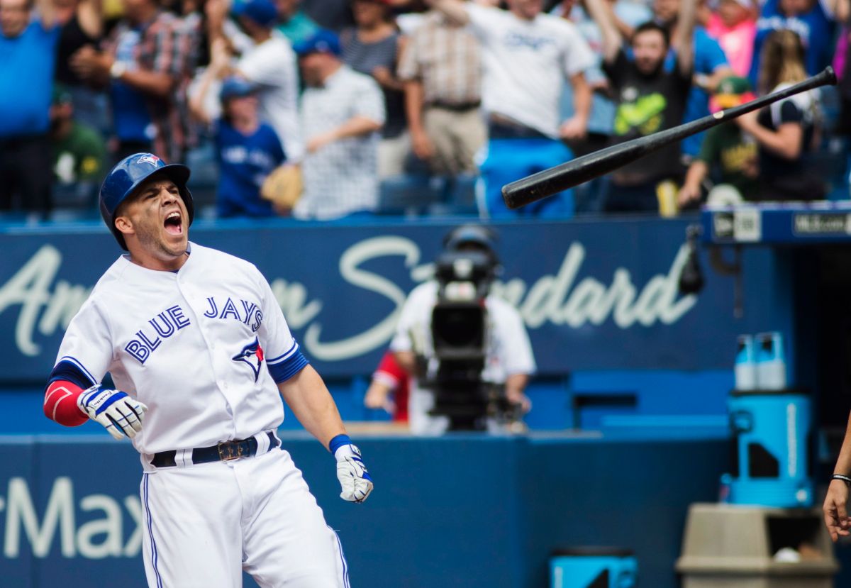 藍鳥強打Steve Pearce。（圖／美聯社／達志影像）